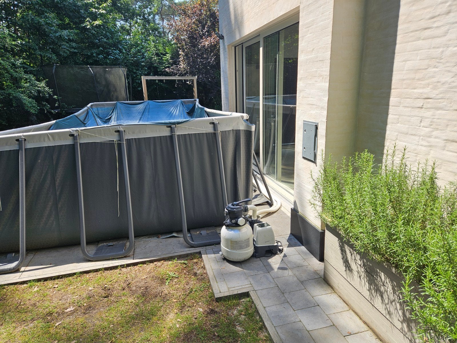 Intex opbouwzwembad, Tuin en Terras, Zwembaden, Ophalen, Rechthoekig