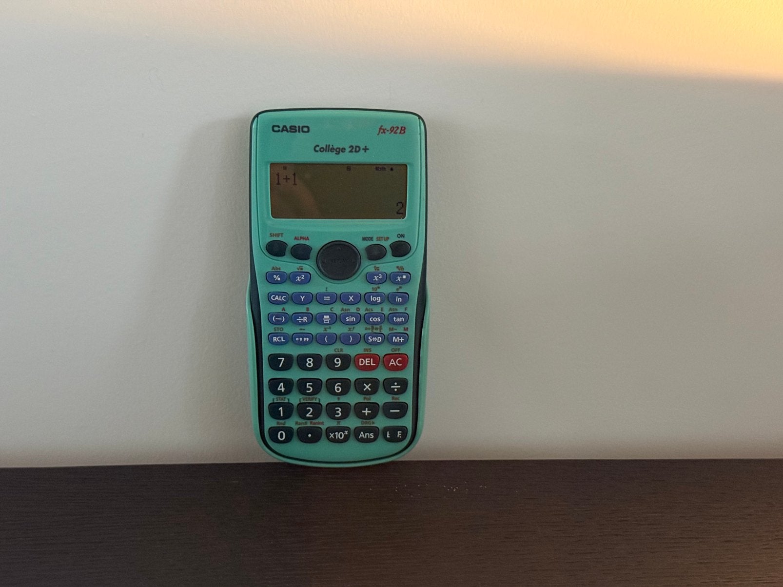 Rekenmachine Casio fx-92B Collège 2D+, Diversen, Ophalen, Zo goed als nieuw