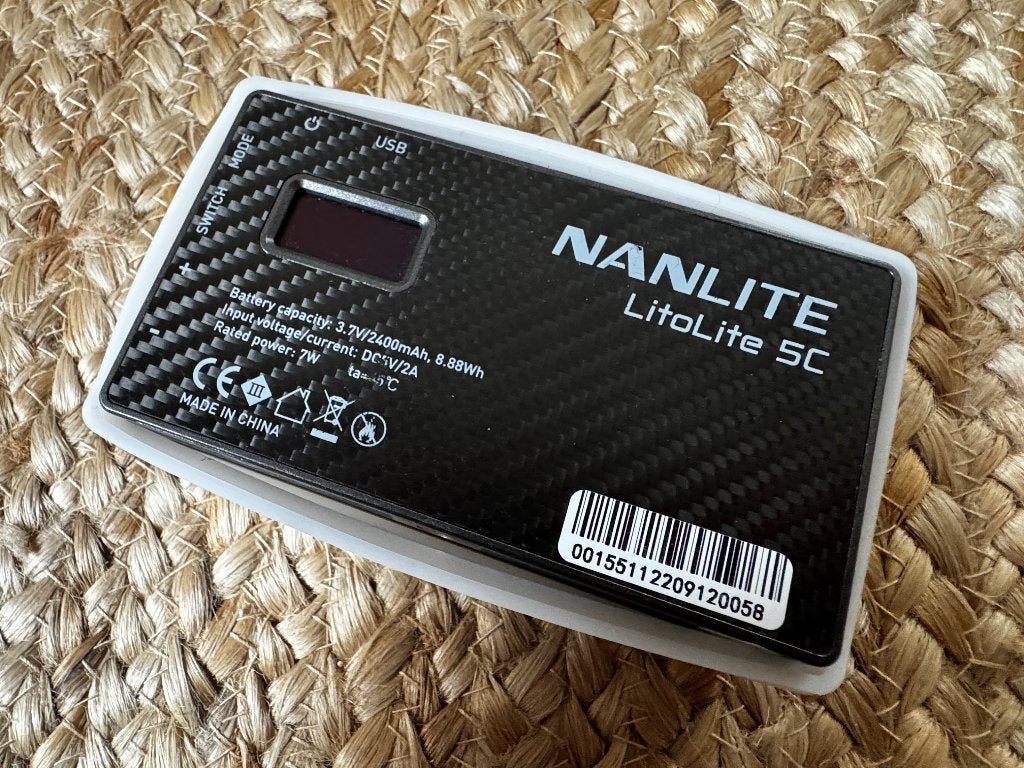 Éclairage Nanlite Litolite 5c, Audio, Tv en Foto, Foto | Flitsers, Ophalen of Verzenden, Zo goed als nieuw, Overige merken