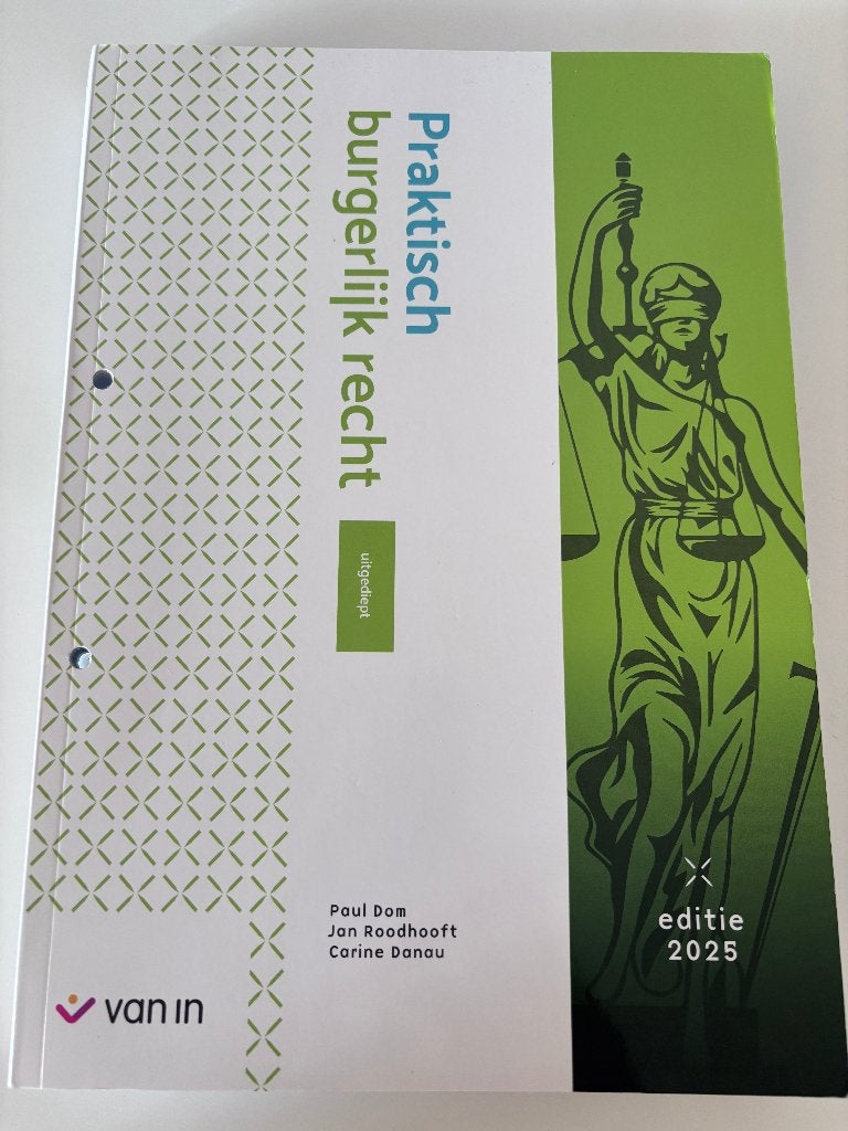 Boek praktisch burgerlijk recht, Livres, Livres scolaires, Enlèvement ou Envoi, Van In, Utilisé, Secondaire