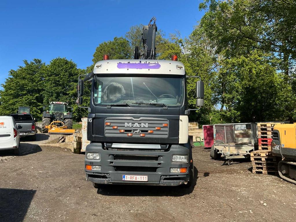MAN TGA Vrachtwagen met optrekchassis, Auto's, Vrachtwagens, Bedrijf, Te koop, Euro 3, MAN