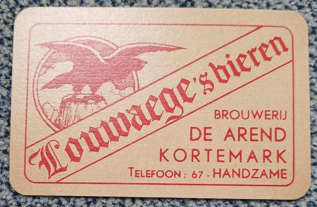 Brouwerij speelkaart, Verzenden
