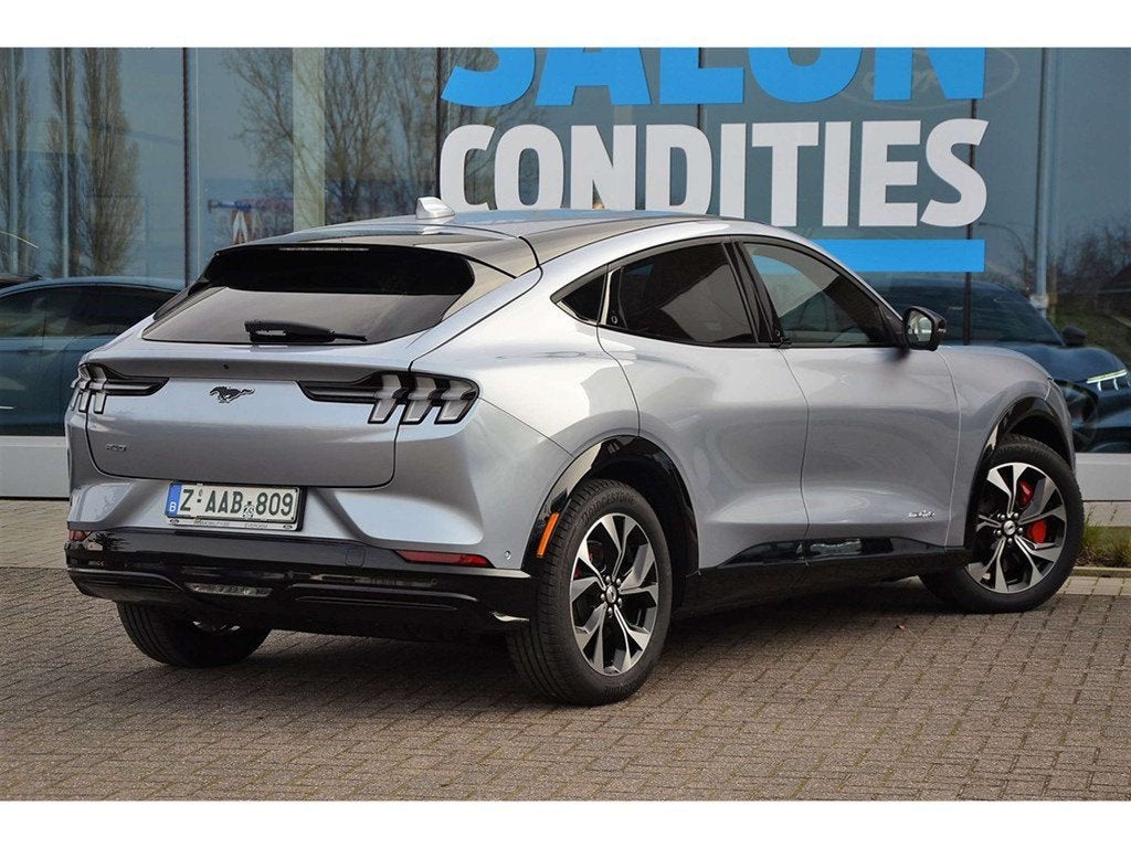 Ford Mustang Mach-E Premium AWD (bj 2022, automaat), Auto's, Automaat, 269 pk, Gebruikt, Leder