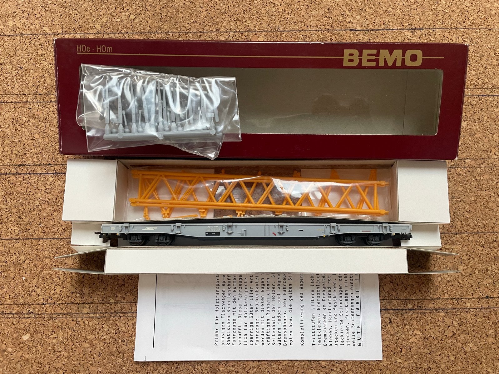 Bemo H0m RhB rongenwagen Rp-w  - 2280 109, Hobby & Loisirs créatifs, Trains miniatures | HO, Autres marques, Enlèvement ou Envoi