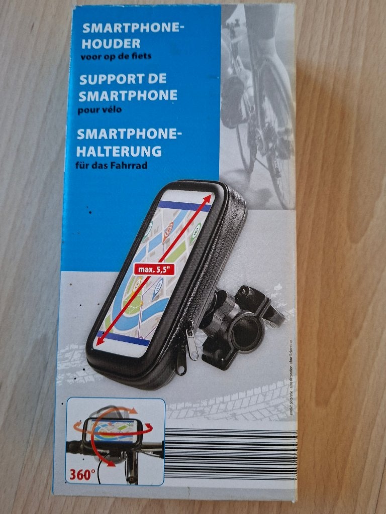 Nieuwe Waterbestendige Fietstelefoonhouder (tot 5.5 inch), Enlèvement ou Envoi