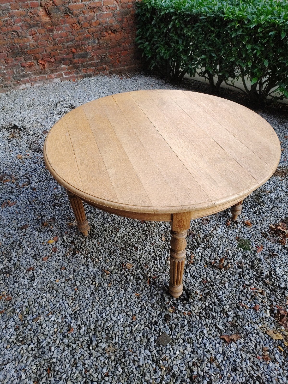 Table à manger ronde en chêne, Antiquités & Art, Enlèvement