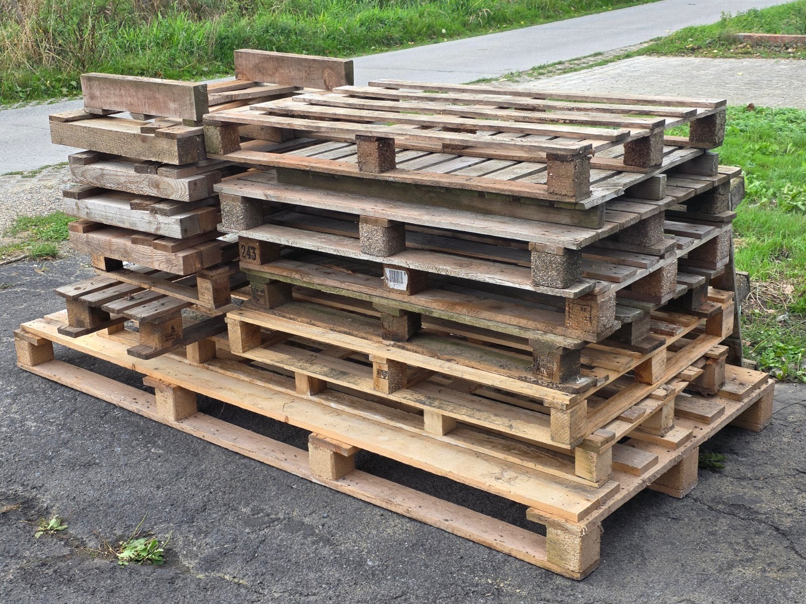 palletten en brandhout, Doe-het-zelf en Bouw, Hout en Planken, Ophalen