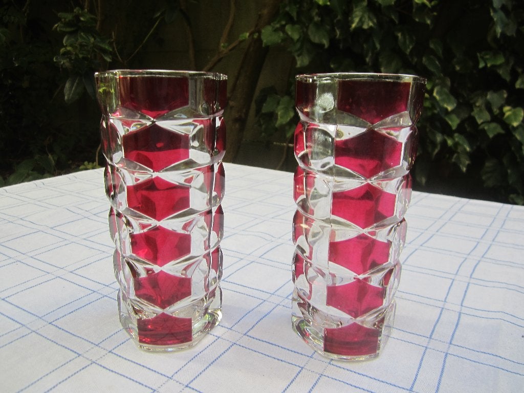 Paar vintage Windsor vazen design uit de jaren 70, Ophalen of Verzenden