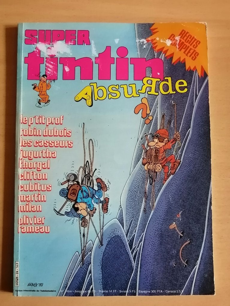 Super Tintin 24. Absurde E.O.1984, Enlèvement ou Envoi