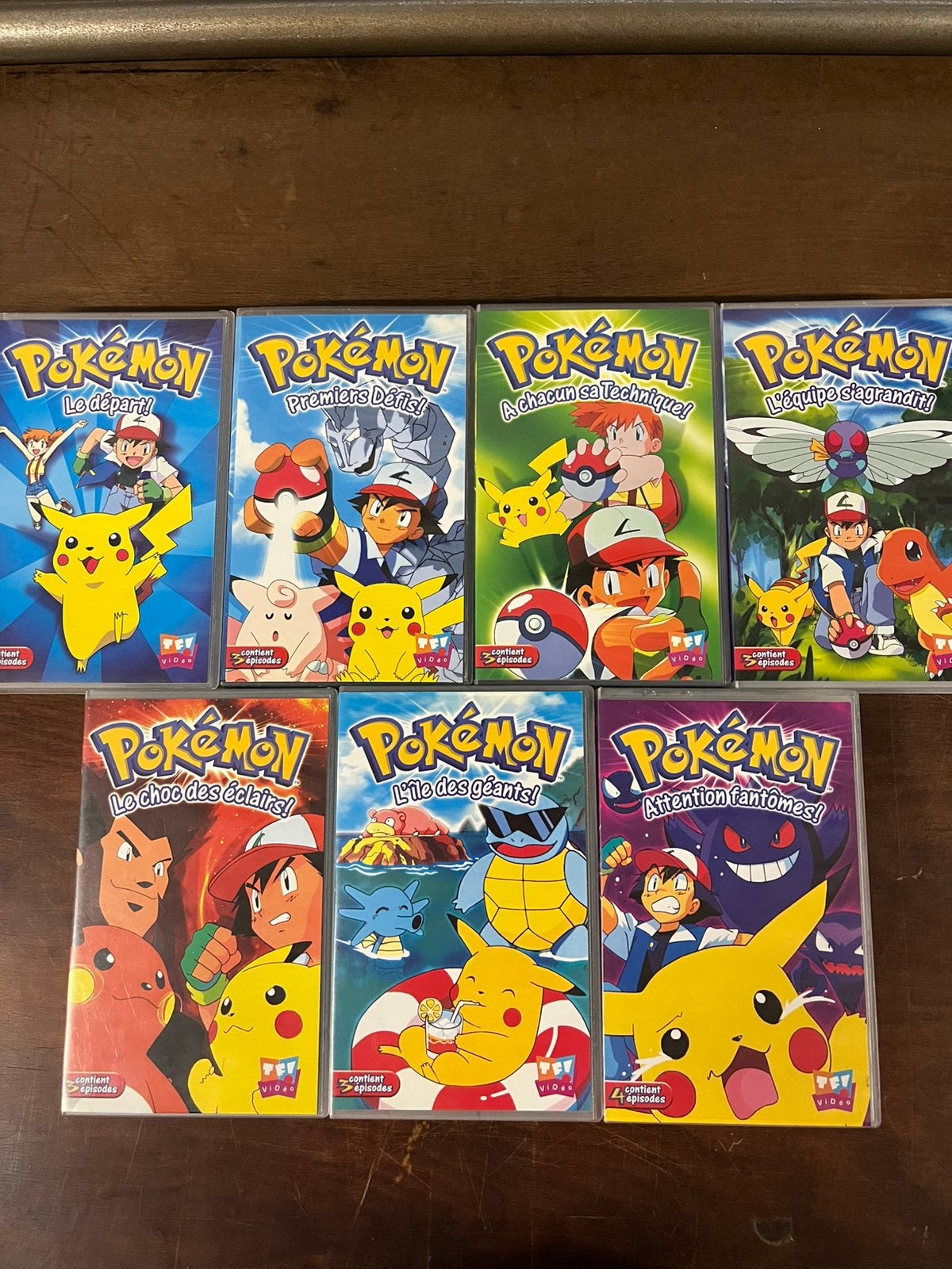 Cassettes VHS Pokémon, Enlèvement, Comme neuf, VHS