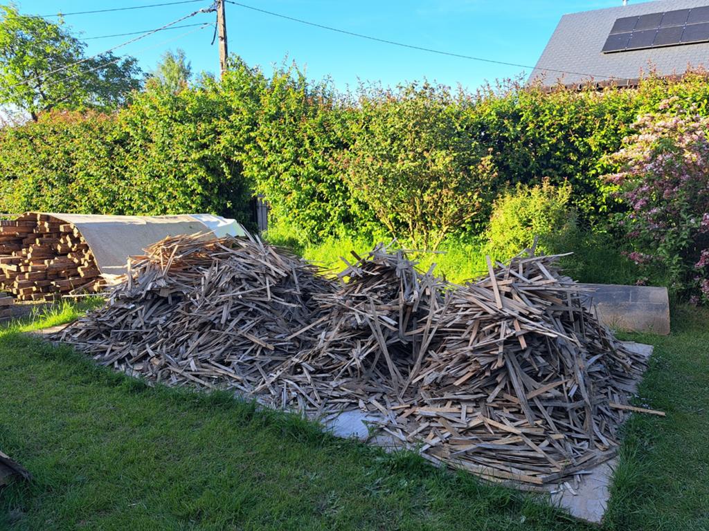 Gros lot de baguettes de bois