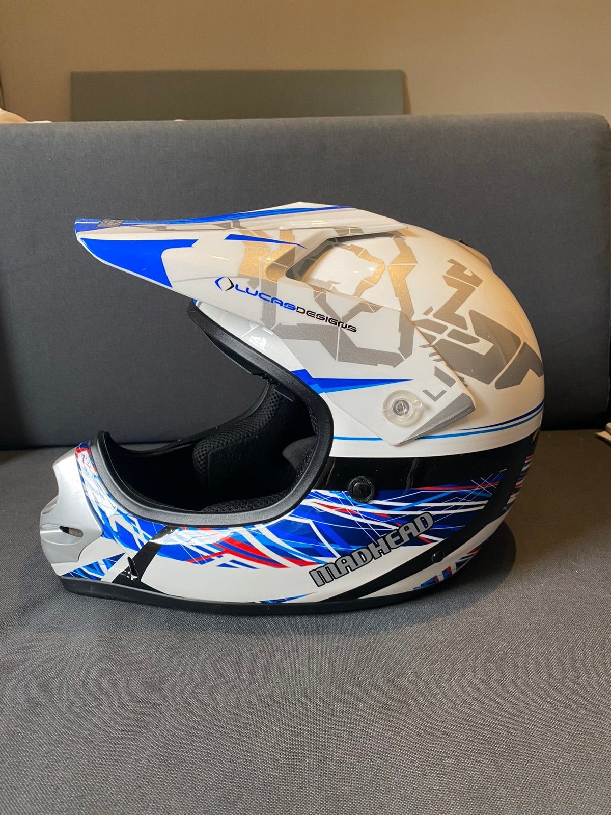 Motorhelm madhead, Motoren, Kinderen, Offroadhelm, Nieuw zonder kaartje, S