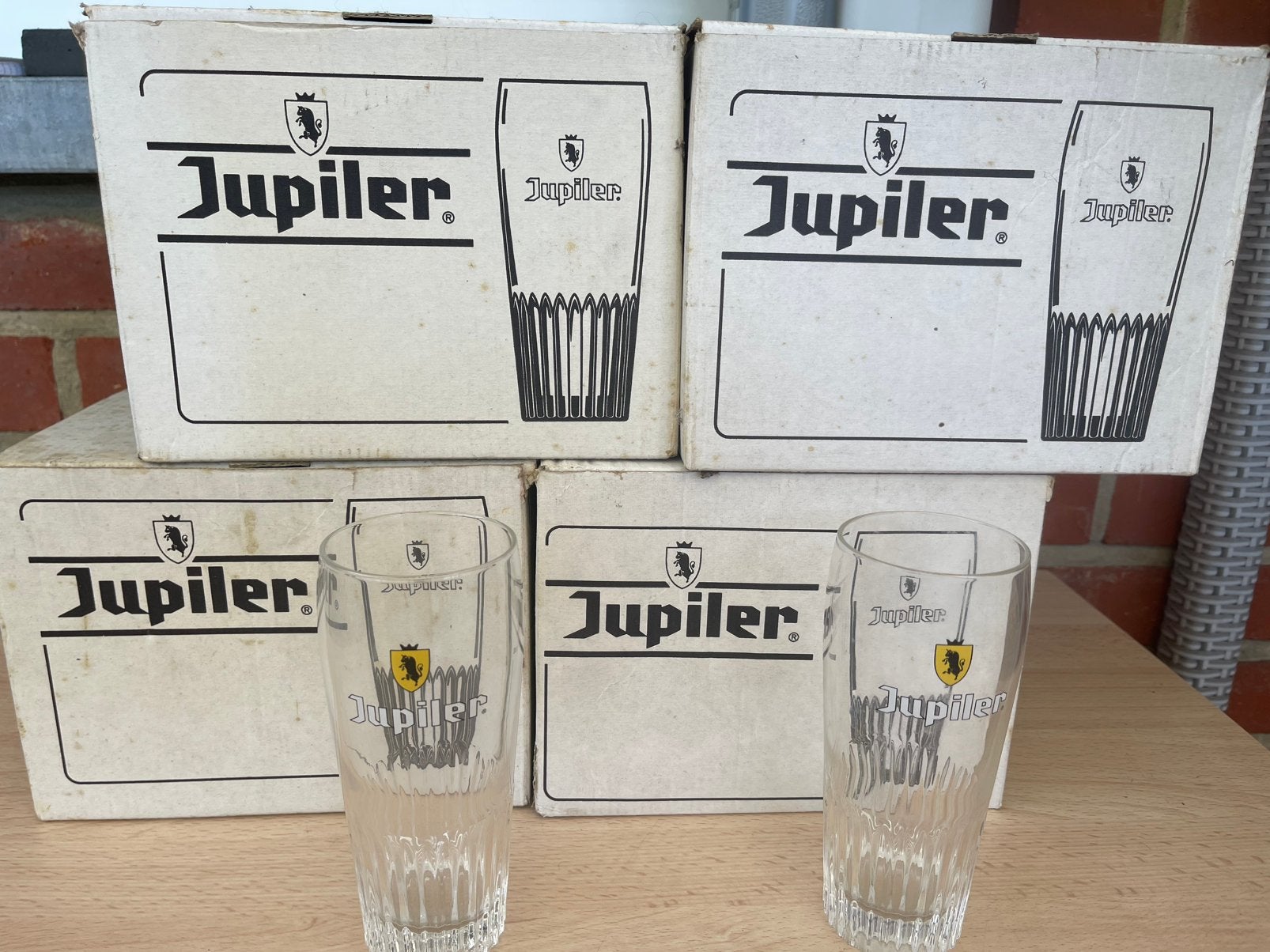 Verres à biere Jupiler 25 cl, Enlèvement, Comme neuf