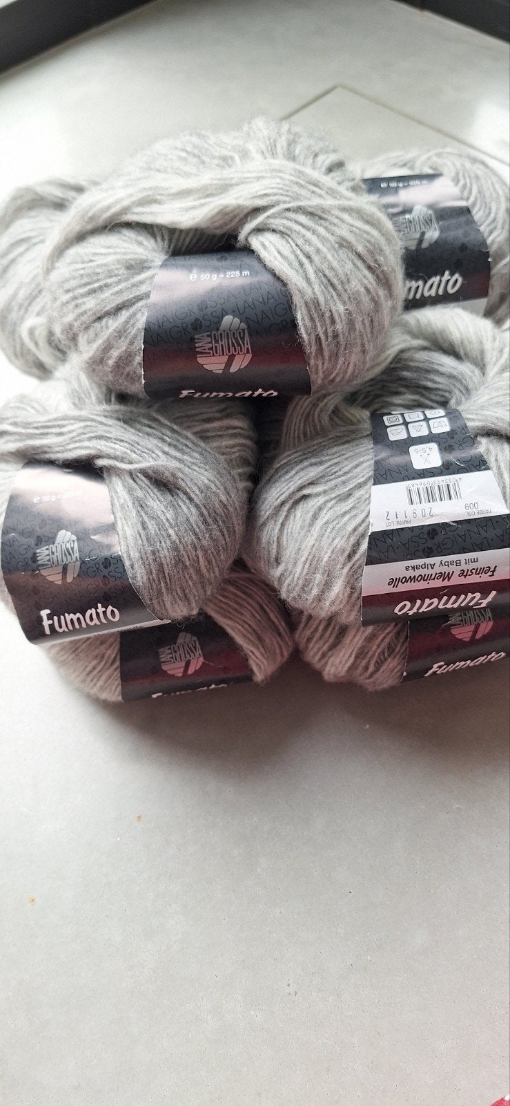 9x50g Lana Grossa Fumato, Hobby & Loisirs créatifs, Enlèvement ou Envoi, Neuf, Tricot ou Crochet, Laine ou Fils