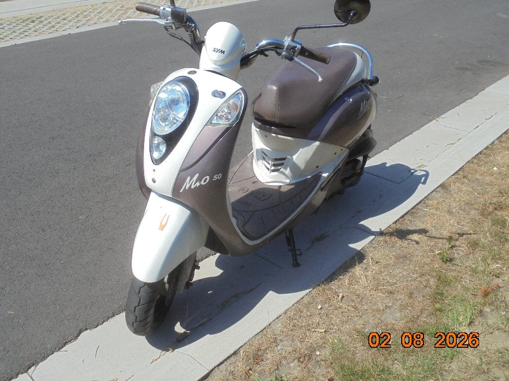 Scooter Sym  Mio 49cc   B klasse, Vélos & Vélomoteurs, Mio, 49 cm³, Classe B (45 km/h), Enlèvement