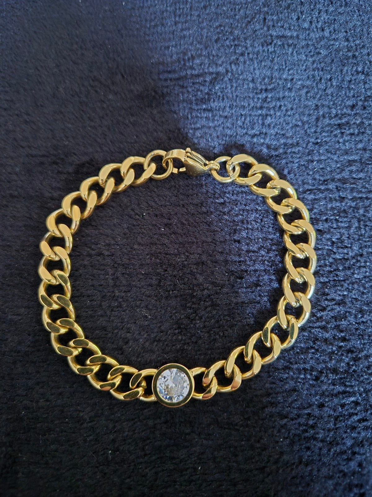 nieuwe armband in stainless steel, Ophalen of Verzenden, Nieuw, Goud, Staal