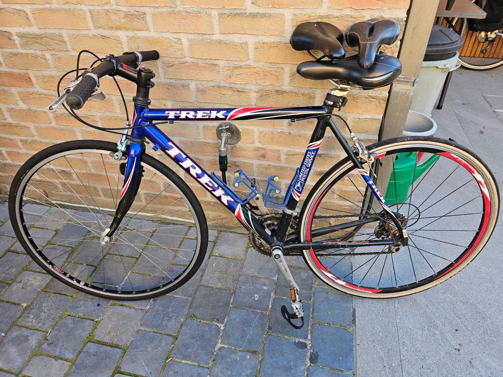 race fiets trek  te koop,maat 54.chimano 105,, Fietsen en Brommers, 28 inch, Aluminium, Meer dan 20 versnellingen, 53 tot 57 cm