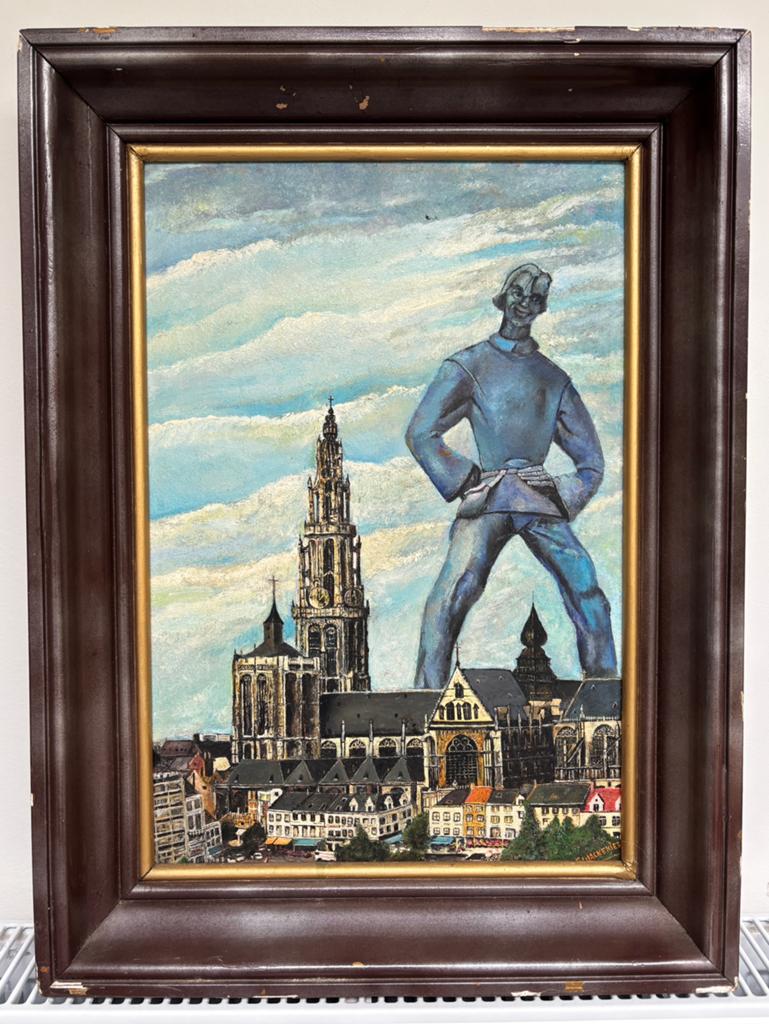 Lange Wapper - Antwerpen - Wackenier F., Antiek en Kunst, Ophalen of Verzenden