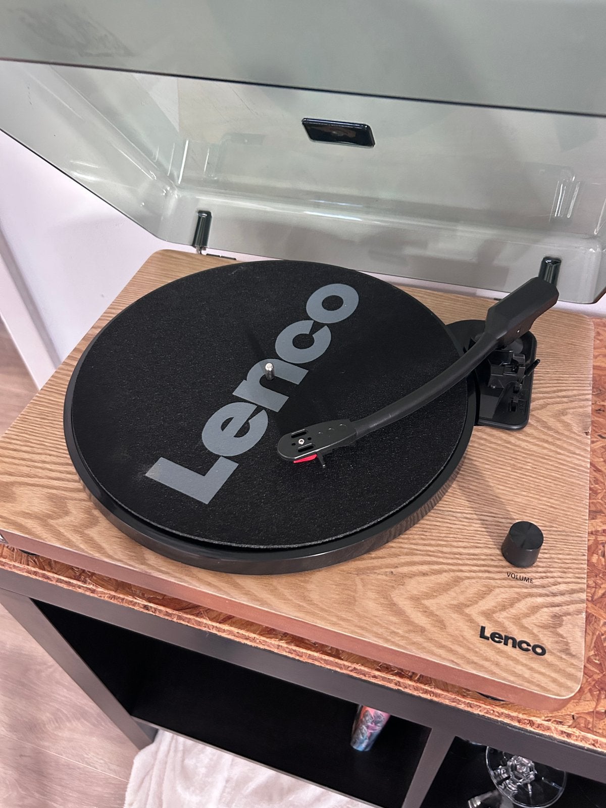 Lenco LS-50WD platenspeler, Audio, Tv en Foto, Ophalen, Zo goed als nieuw, Platenspeler