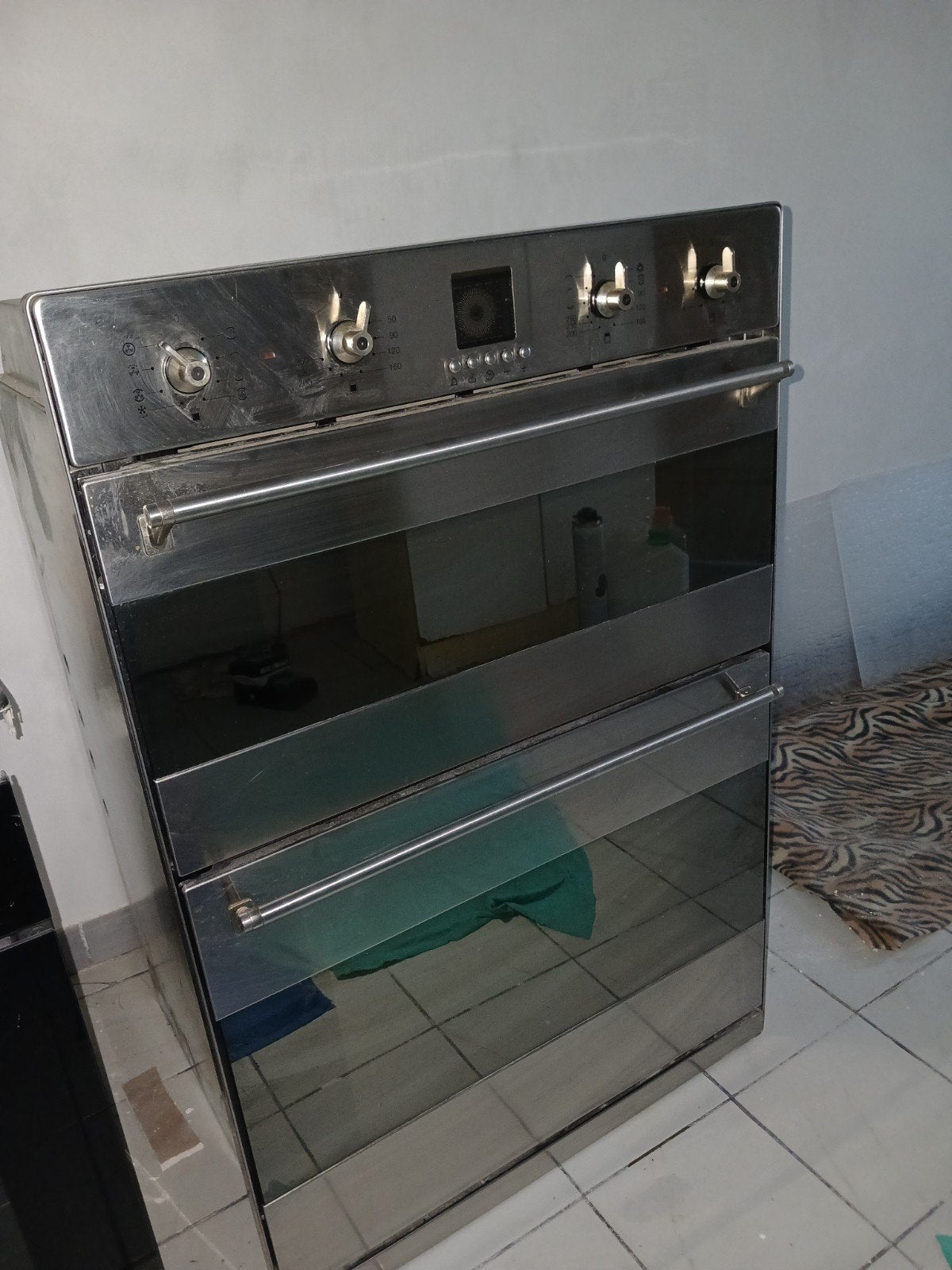 dubbele oven en heete lucht oven, Smeg, Encastré, Comme neuf, Enlèvement