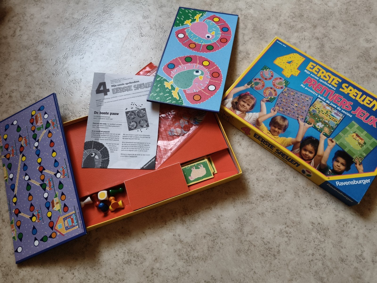 bordspel mijn  4 eerste spellen Ravensburger, Ophalen, Zo goed als nieuw
