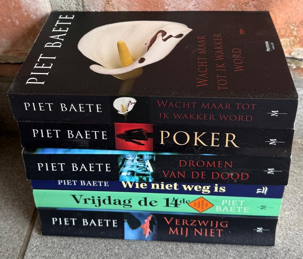 Boeken van Piet Baete, Ophalen, Gelezen, België