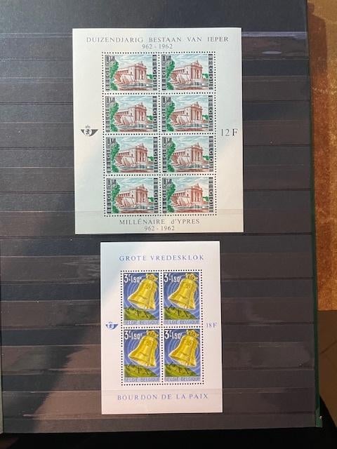 velletjes / minisheets / blokjes jaren '60 - 8 stuks, Postzegels en Munten, Frankeerzegel, Ophalen of Verzenden, Postfris, Postfris