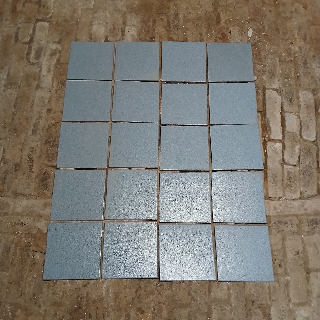 Carrelages bleus et jaunes 20x20 cm, Bricolage & Construction, Dalles & Carrelages, 20 à 40 cm, Céramique, Enlèvement, 20 à 40 cm