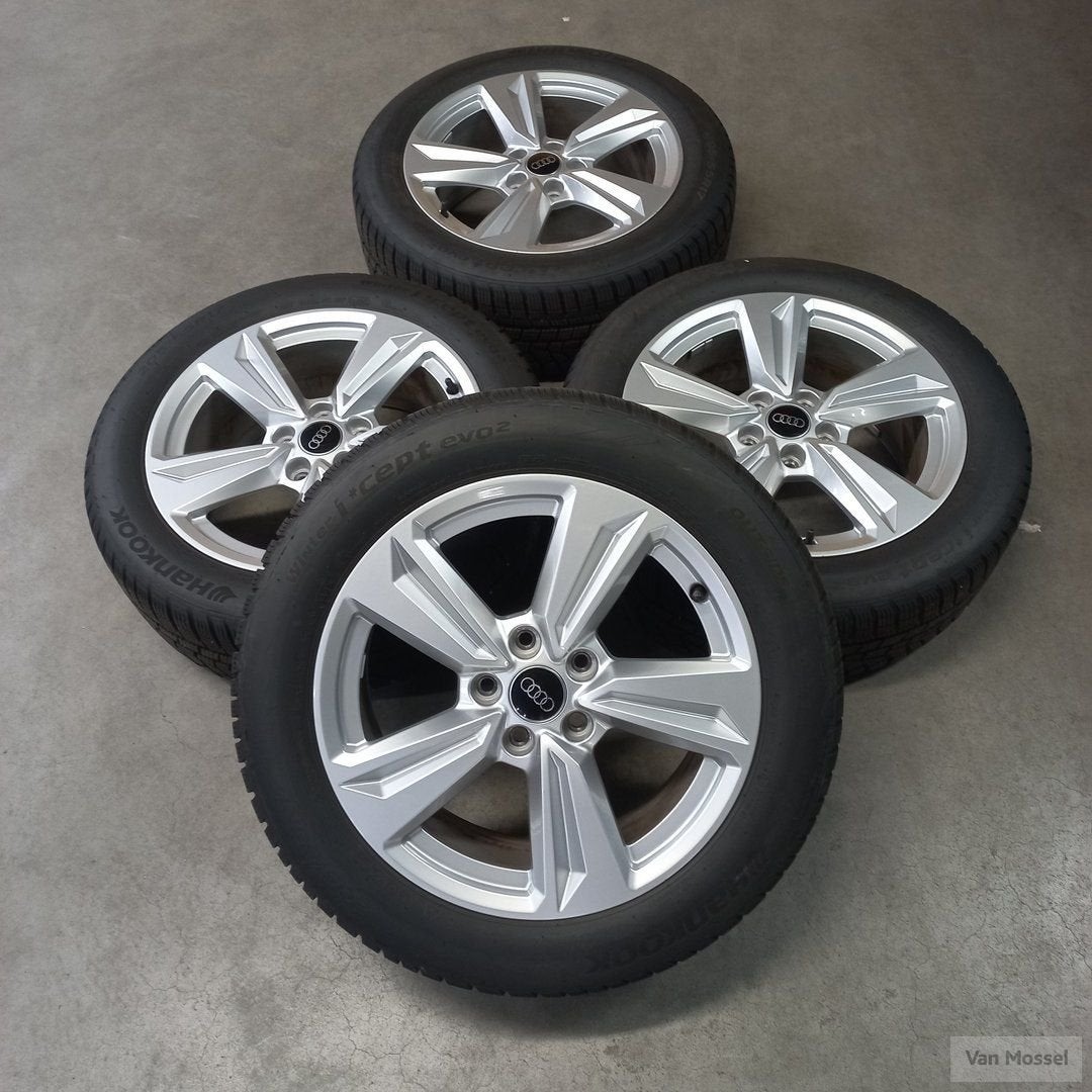 Audi A6 Hankook Winter I Cept EVO 2 205/55/R17 95H, Gebruikt, -, -, Banden en Velgen