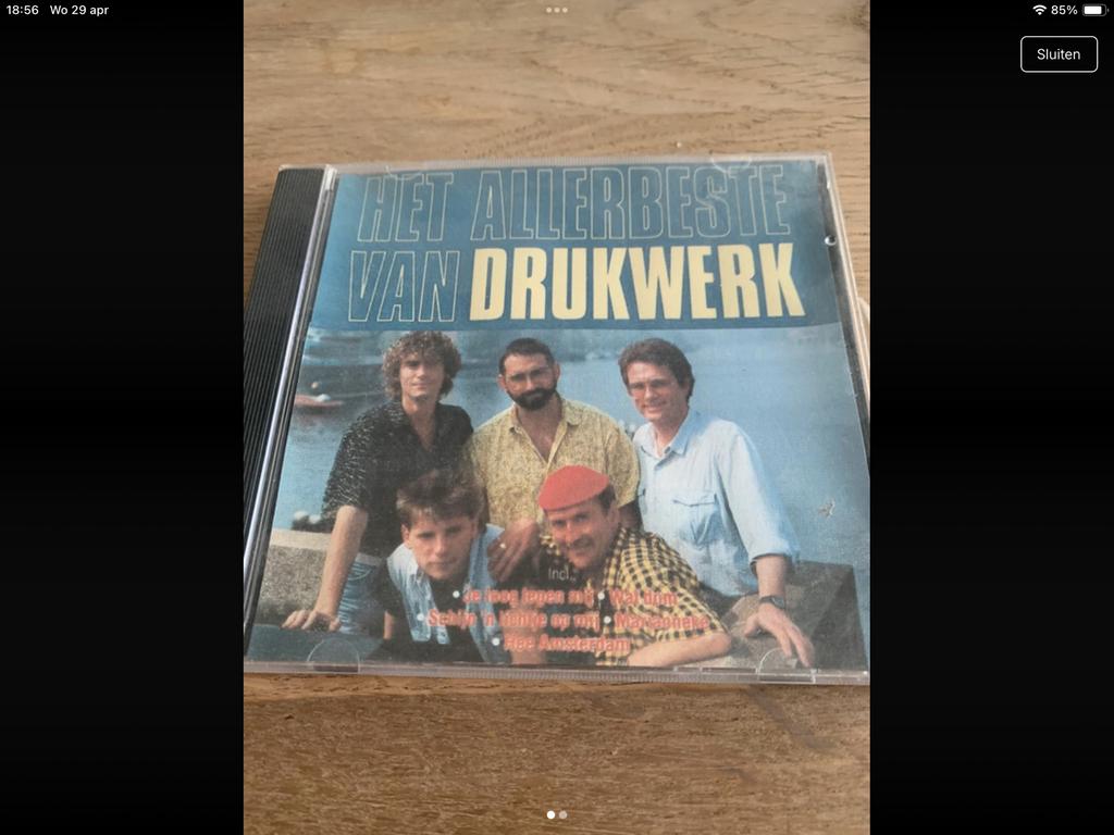 Cd drukwerk, Ophalen of Verzenden, Zo goed als nieuw