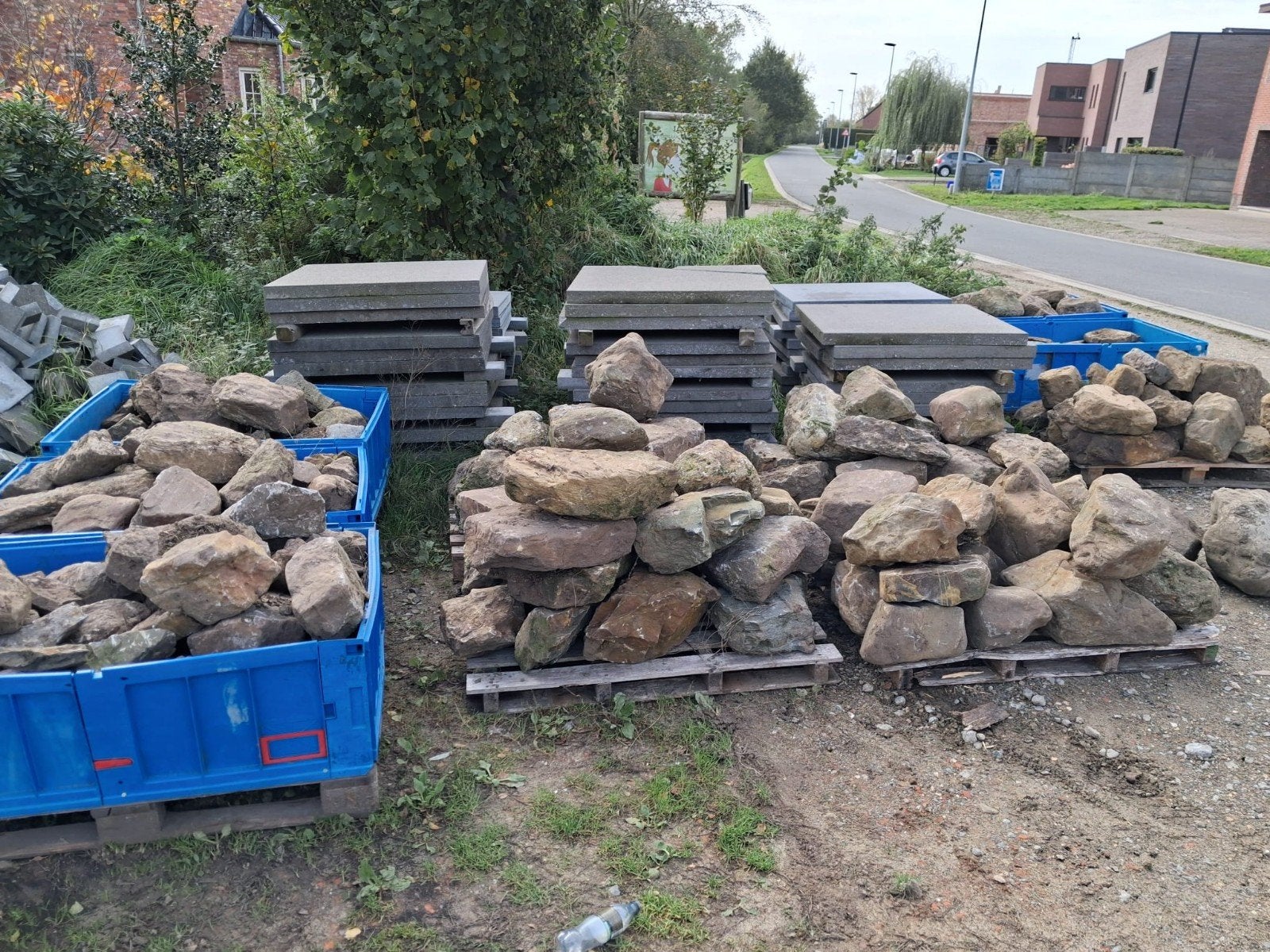 sierstenen, natuurstenen, natuurkeien sierkeien, Ophalen