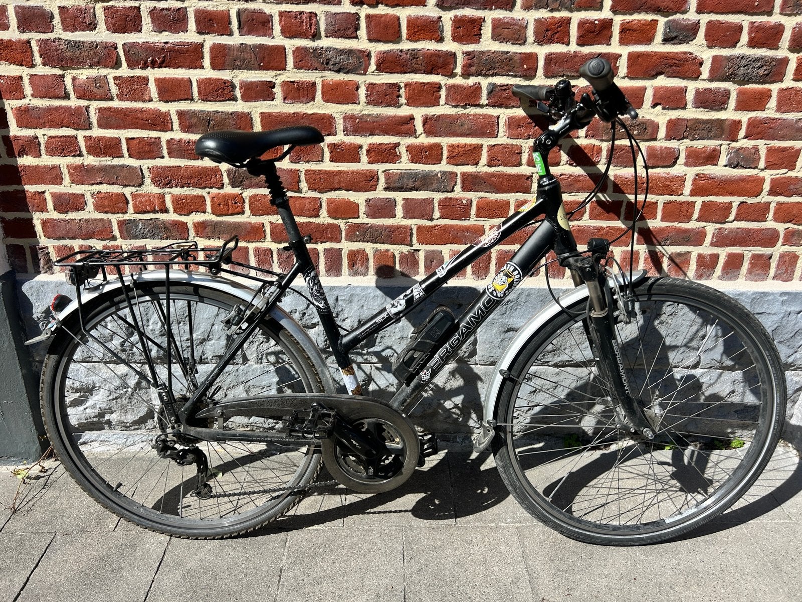 Stadsfiets maat M/L in werkende staat Lees de beschrijving., Fietsen en Brommers, Fietsen | Heren | Sportfietsen en Toerfietsen