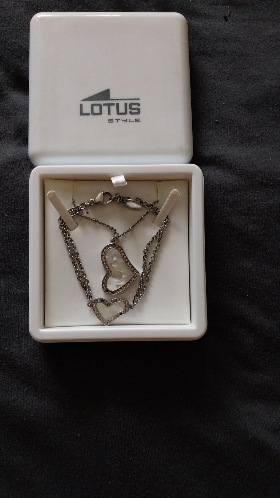 Collier, Envoi, Argent, Argent, Cœur
