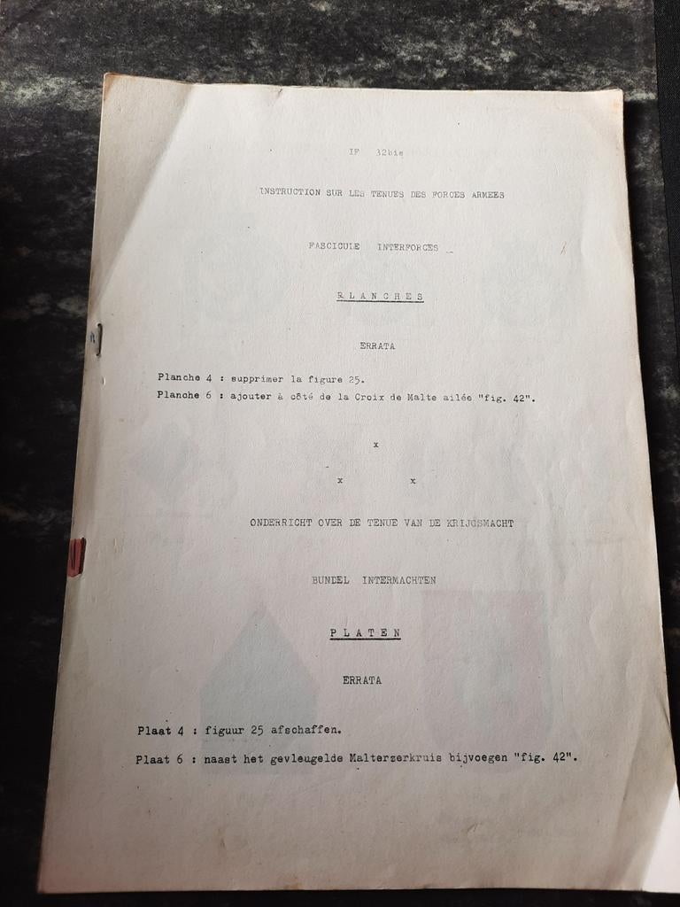 Instructie over Belgische legeruniformen, Boeken, Ophalen of Verzenden