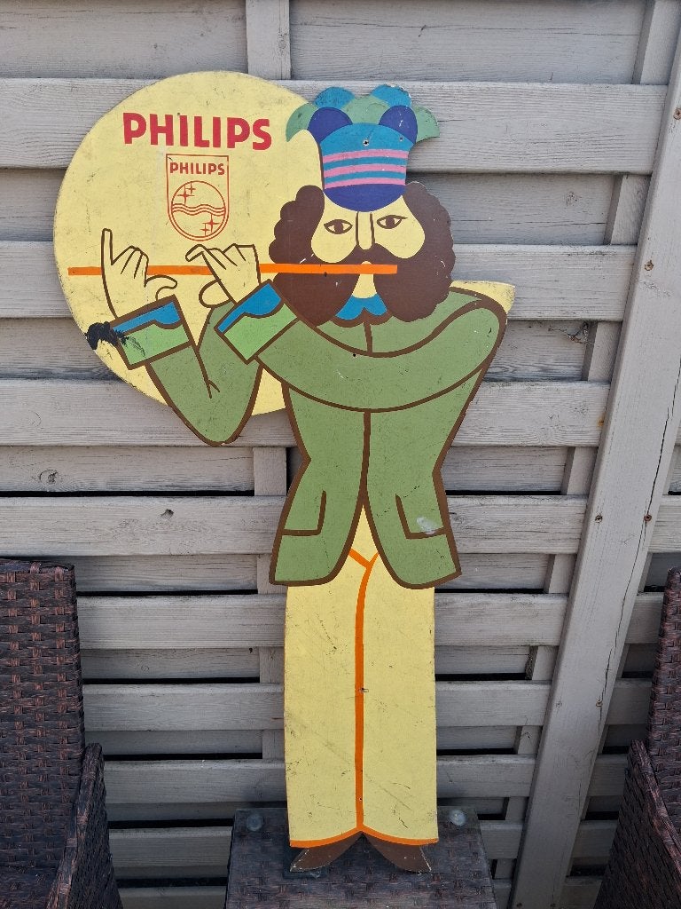 PHILIPS des années 1960, Enlèvement ou Envoi, Comme neuf, Panneau publicitaire