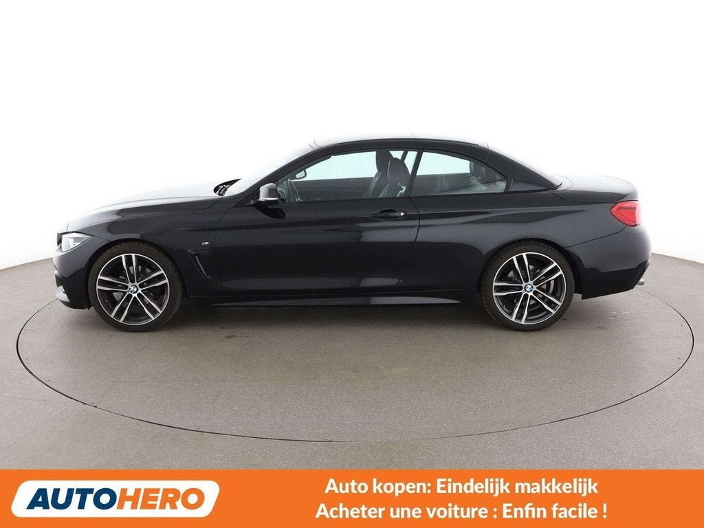 BMW 4 Serie 420 420i M Sport (année de construction 2017), Autos, BMW, Achat, 135 kW, Cabriolet, Noir
