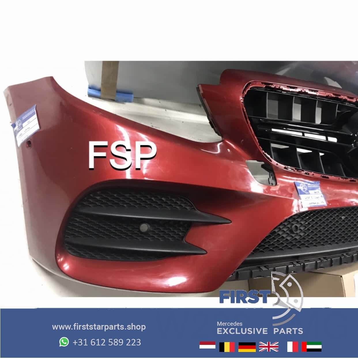W238 A238 C238 E Klasse E43 E53 AMG VOORBUMPER ORIGINEEL Mer, Utilisé, -, Avant, -