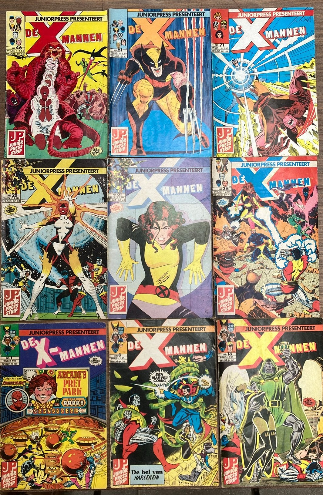 Juniorpress : de X-mannen - Marvel Comic, Boeken, Meerdere comics, Ophalen of Verzenden, Gelezen