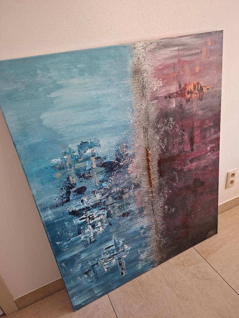 Canvas schilderij, Ophalen, Zo goed als nieuw, Schilderij, 100 tot 125 cm