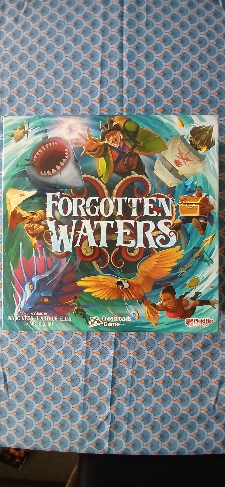 Forgotten Waters, Trois ou quatre joueurs, Enlèvement ou Envoi, Utilisé, Plaid Hat Games, Crossroads Game