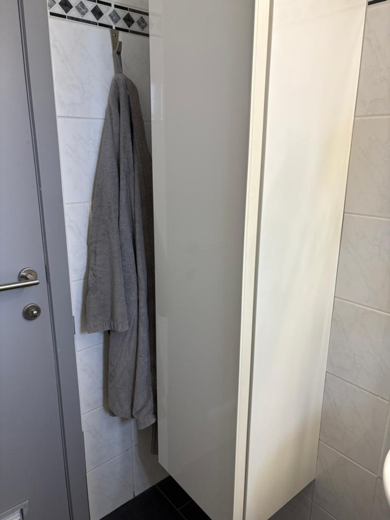 Hoge Badkamerkast Godmorgon, Huis en Inrichting, Ophalen, Minder dan 50 cm, Gebruikt, 100 tot 150 cm