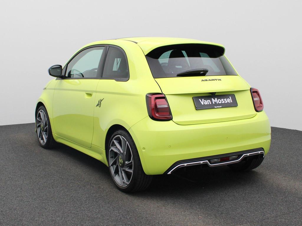 Abarth 500e Scorpionissima 42 kWh | Apple & android Carplay, Auto's, 4 zetels, 114 kW, Gebruikt, Parkeersensor