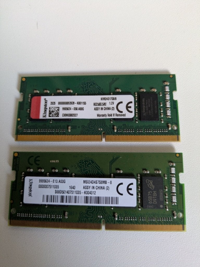 2 x 8gb Ram geheugen voor laptop ddr4 Kingston, Computers en Software, RAM geheugen, Gebruikt, DDR4, 8 GB, Ophalen of Verzenden