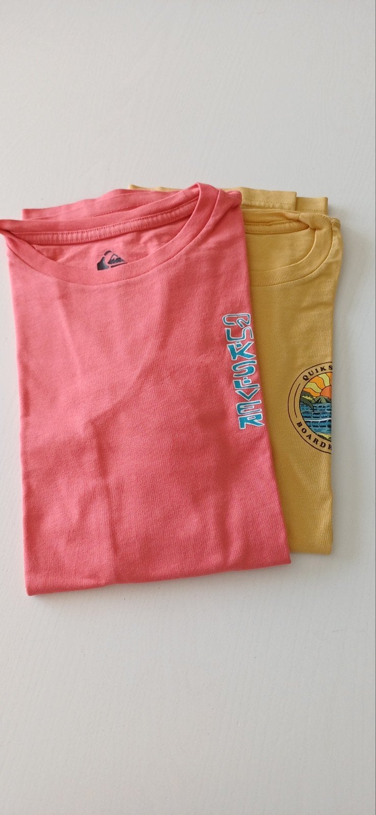 Quiksilver 2 t-shirts - maat 14 jaar, Ophalen of Verzenden, Gebruikt