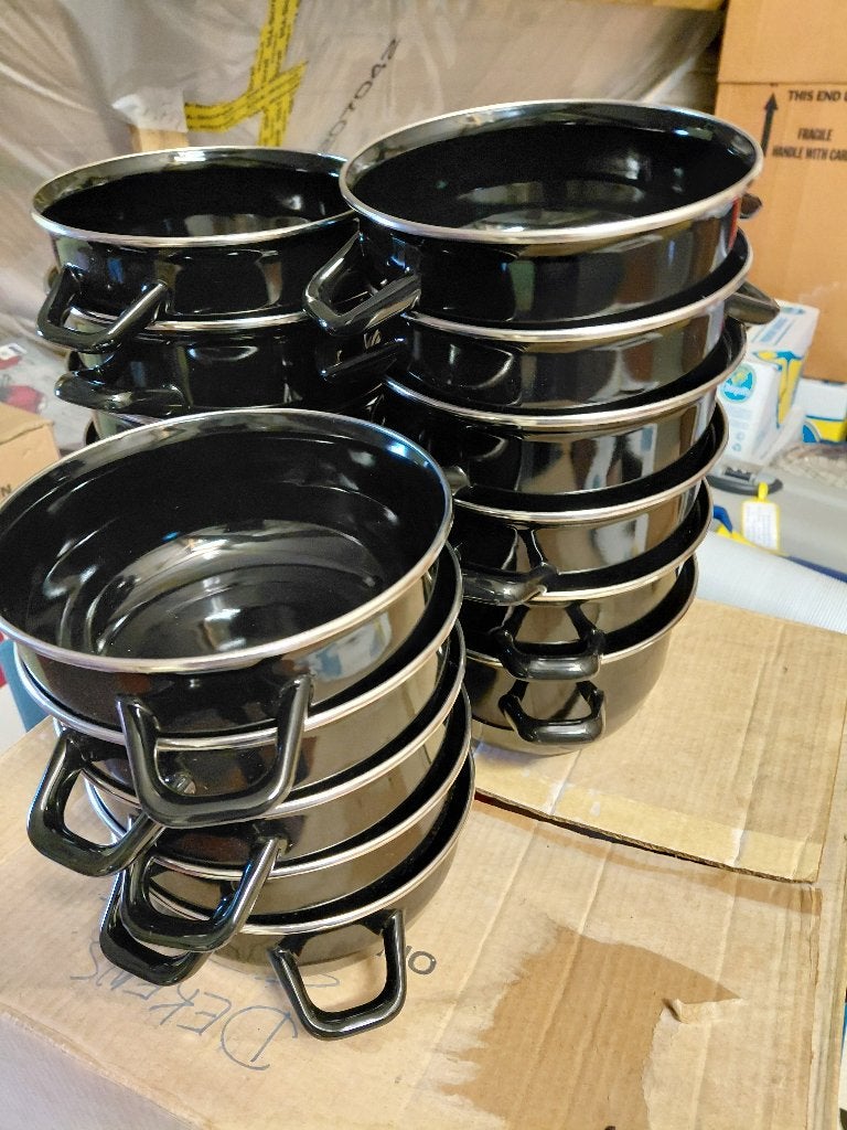 Mosselpotten (8 stuks), Ophalen, Zo goed als nieuw