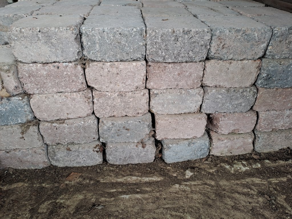 Klinkers rood/roze, Enlèvement, 5 à 10 m², Briques, Béton