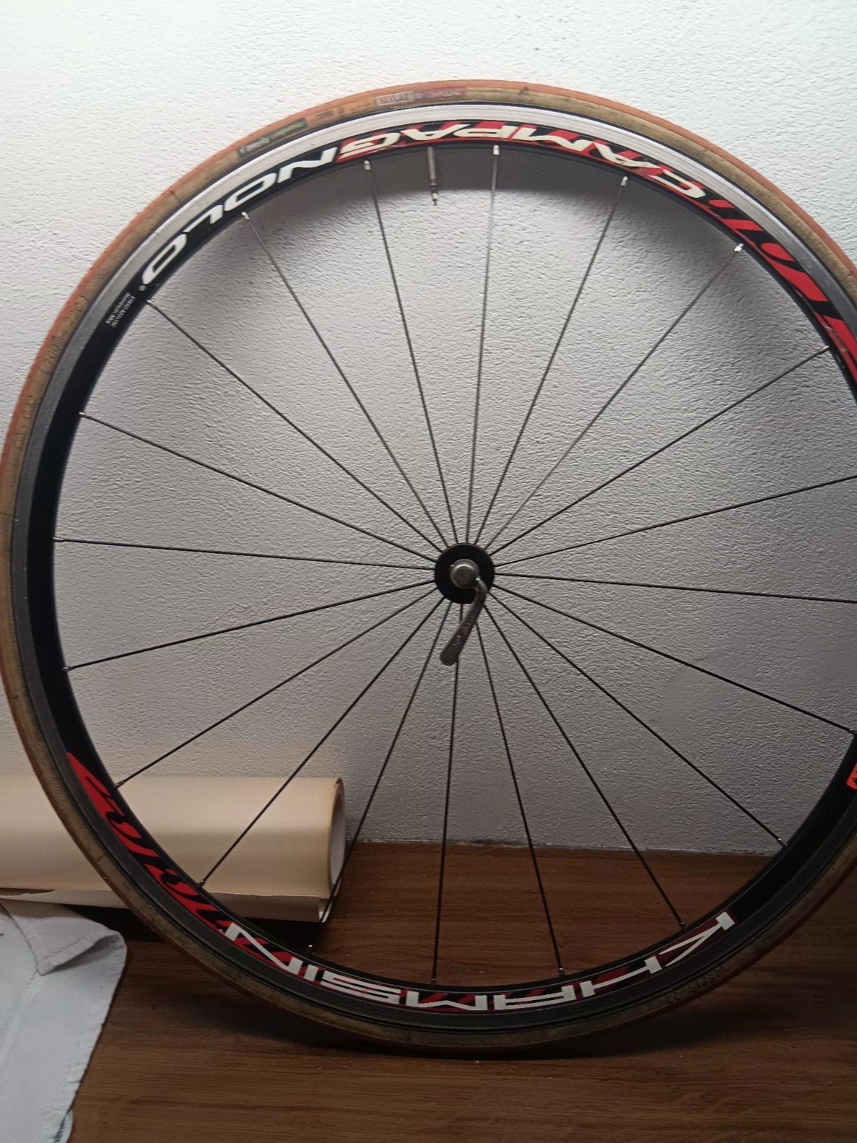 retro campagnolo voorwiel, Ophalen