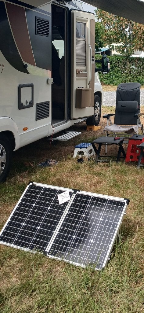 Zonnepaneel 100 Wp, Enlèvement, Comme neuf, Panneau, Moins de 100 watts-crêtes