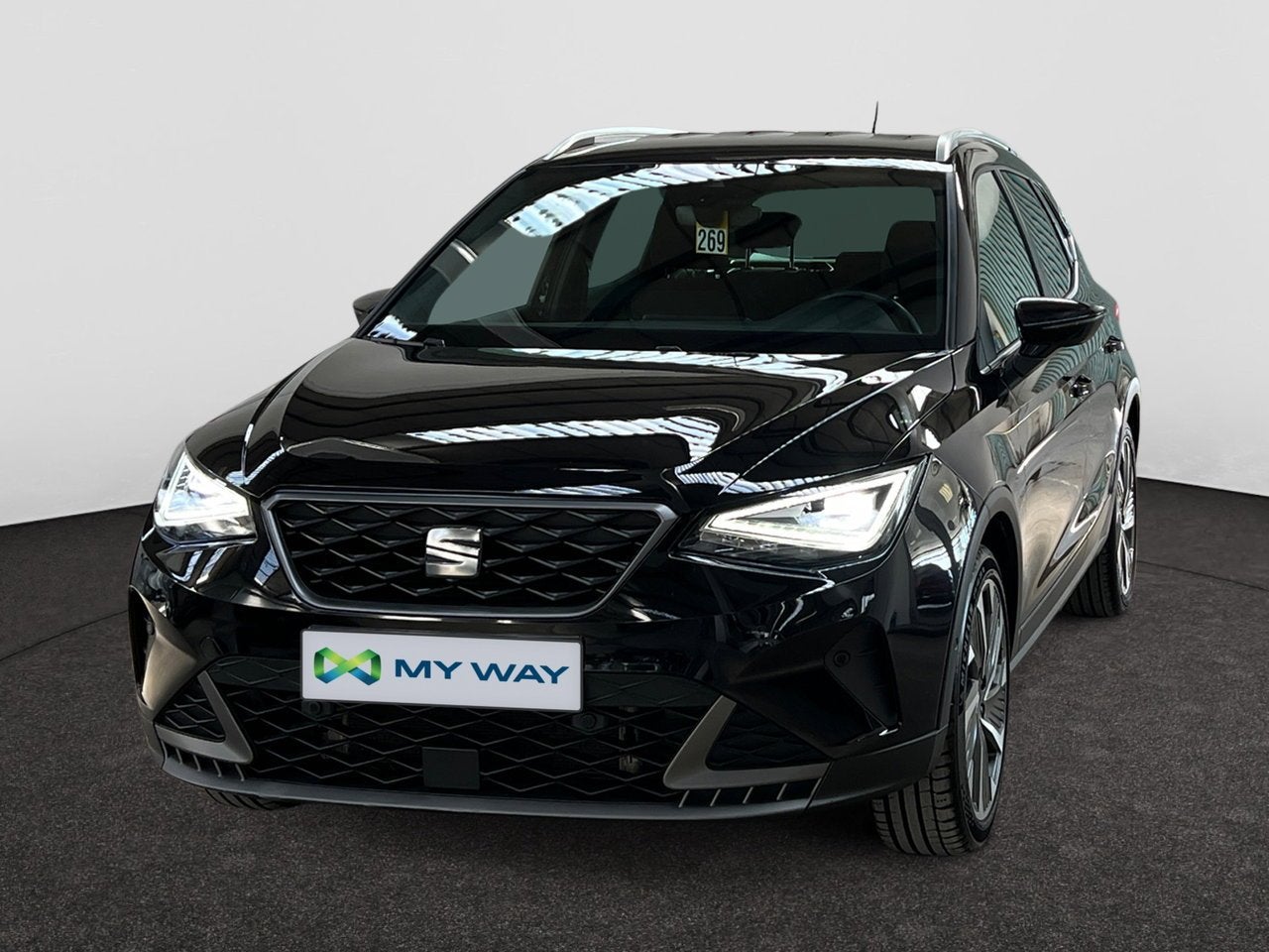 Seat Arona Arona Arona FR Edition 1.0 TSI 110ch (81kW) Manue, Arona, Zwart, SUV of Terreinwagen, LED dagrijverlichting