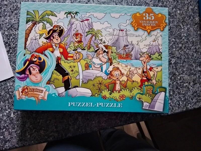 Piet piraat puzzel, Ophalen of Verzenden, 10 tot 50 stukjes, Zo goed als nieuw, 2 tot 4 jaar